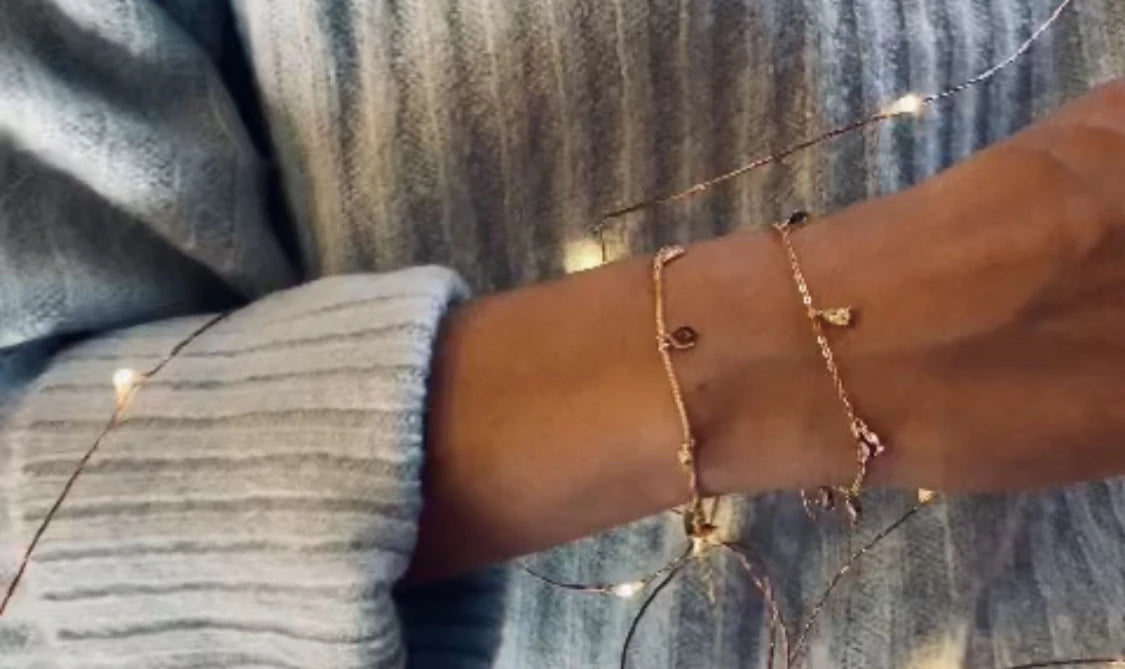 Silver bracelets Pulseras de plata con colgantes